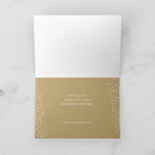 Kerstmis, gevouwen zakelijke feestdag Kaart (Binnen)