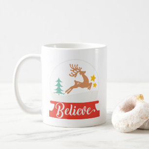 Kerstmis: Gewoon geloven (in Santa en Rendier) Koffiemok
