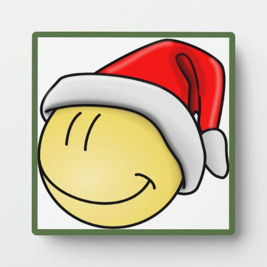 KERSTMIS GEZICHT SANTA FOTOPLAAT (Voorkant)