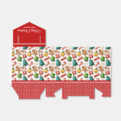 Kerstmis Gingerbread Koekjes Kunst Bedankdoosjes (Uitgevouwen)