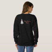 Kerstmis gingerbread sarcasme T-shirt (Achterkant volledig)