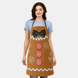 Kerstmis Gingerbrood Cookie Apron Schort