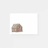 Kerstmis Gingerbrood House Holiday Snoep Post-it® Notes (Voorkant)