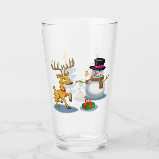 Kerstmis Glas (Achterkant)