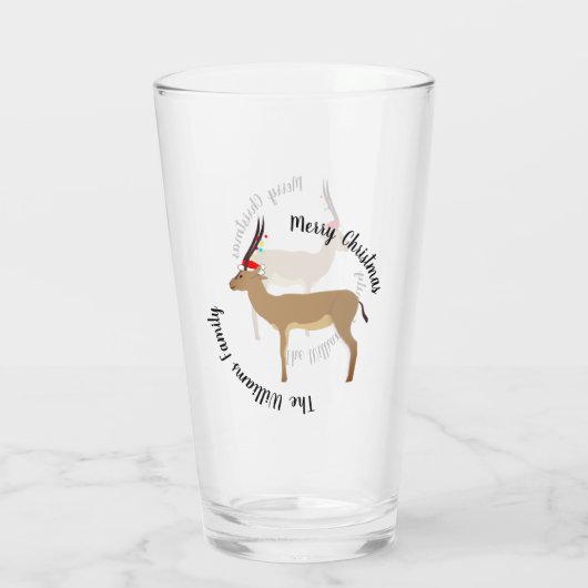 Kerstmis Glas (Achterkant)