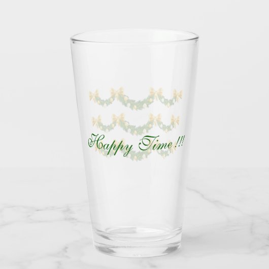 Kerstmis Glas (Achterkant)