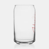 Kerstmis Glas | Feestelijke Kerst Drinkglas (Voorkant)