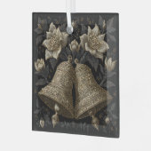 Kerstmis Glas Ornament (Voorkant links)