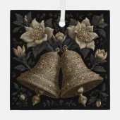 Kerstmis Glas Ornament (Achterkant)