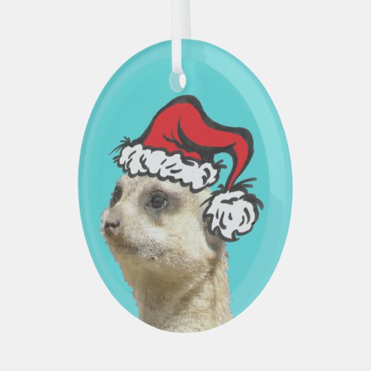 Kerstmis  Glass Ornament (Voorkant links)