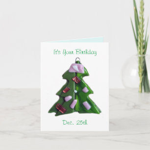 Kerstmis - Glass Tree 1-feestkaart Feestdagen Kaart