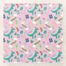 Kerstmis Glazen Onderzetter