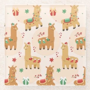 Kerstmis Glazen Onderzetter