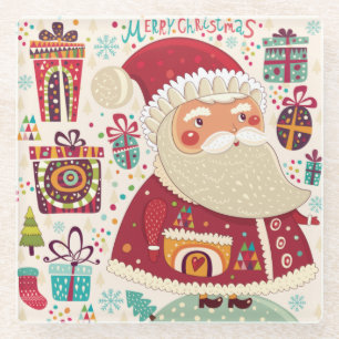 Kerstmis Glazen Onderzetter