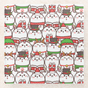 Kerstmis Glazen Onderzetter