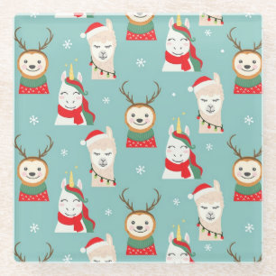 Kerstmis Glazen Onderzetter