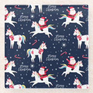 Kerstmis Glazen Onderzetter