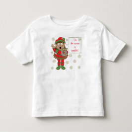 Kerstmis Glinsterende Elf in Kleur Kinder Shirts