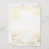 Kerstmis Glitter Cocktail Party Kaart (Achterkant)