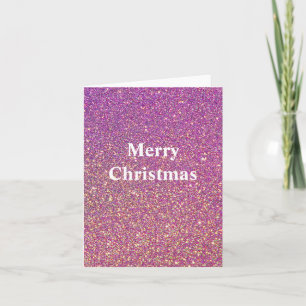 Kerstmis Glitter Kaart