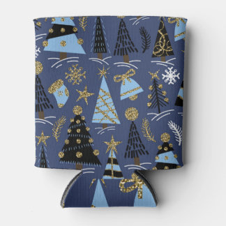Kerstmis Glitter:  Patroon Blikjeskoeler