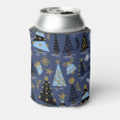 Kerstmis Glitter: Patroon Blikjeskoeler (Blikje Achterkant)