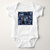 Kerstmis Glitter:  Patroon Romper (Voorkant)