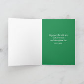 Kerstmis glorie aan God in de hoogste vrede Kaart (Binnen)