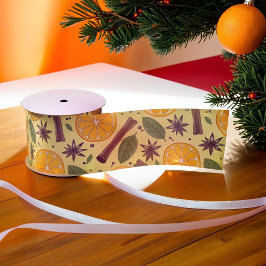 Kerstmis glühwein kruidig geel satijnen lint