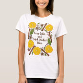 Kerstmis glühwein kruidig wit t-shirt (Voorkant)