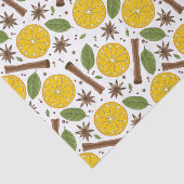 Kerstmis glühwein kruidig wit tissuepapier (Detail)