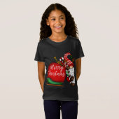 Kerstmis Gnome Leuke Tuin Gnome T-shirt (Voorkant volledig)