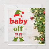 Kerstmis Godmoeder Voorstel Kleine Elf Kaart (Voorkant)