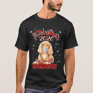 Kerstmis - Golden Cocker Spaniel Dog Quarantine 20 T-shirt