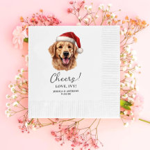 Kerstmis Golden Retriever Hond Gepersonaliseerde P