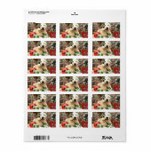 Kerstmis - Golden Retriever - Hudson Etiket (Full Sheet)