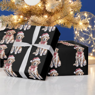 Kerstmis Golden Retriever Liefhebber Hond Mama Cadeaupapier