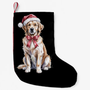 Kerstmis Golden Retriever Liefhebber Hond Mama Kleine Kerstsok
