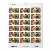 Kerstmis - Golden Retriever - Ozzy Etiket (Full Sheet)