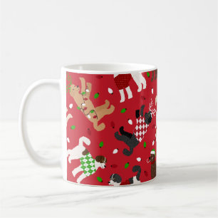 Kerstmis Goldendole Labradoodle Koffiemok