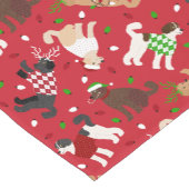 Kerstmis Goldendole Labradoodle Korte Tafelloper (Hoek)