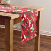 Kerstmis Goldendole Labradoodle Korte Tafelloper (Voorbeeld)