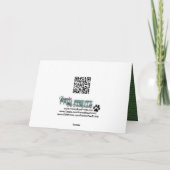 Kerstmis - GoldenDoodle - Claire Feestdagen Kaart (Achterkant)