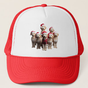 Kerstmis Goldendoodle, Kerstmis Labradoodle Hond Trucker Pet