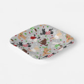 Kerstmis - Goldendoodle Labradoele Paper - Borden Papieren Bordje (Gebogen)