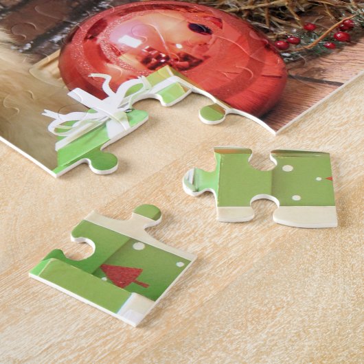 Kerstmis - GoldenDoodle - Mazy Legpuzzel (Zijkant)