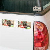 Kerstmis - GoldenDoodle - Pearl Jam Bumpersticker (Op Truck)