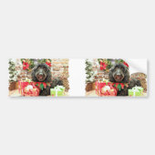 Kerstmis - GoldenDoodle - Pearl Jam Bumpersticker (Voorkant)