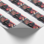 Kerstmis - GoldenDoodle - PJ Cadeaupapier (Hoek)