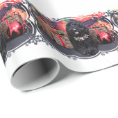 Kerstmis - GoldenDoodle - PJ Cadeaupapier (Rol Hoek)